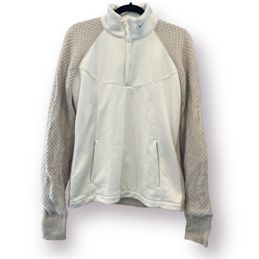 Nike White and Gray Women's Top